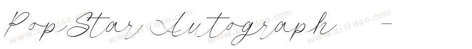 PopStar Autograph手机版字体转换